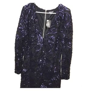 Sequin bodycon sleeved dress. BRAND NEW!!